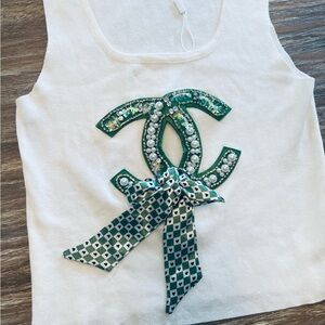 Designer Logo CC tank top